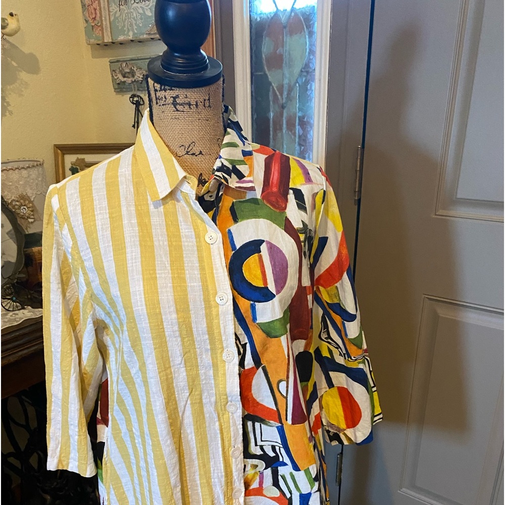 SHANA ladies button down shirt